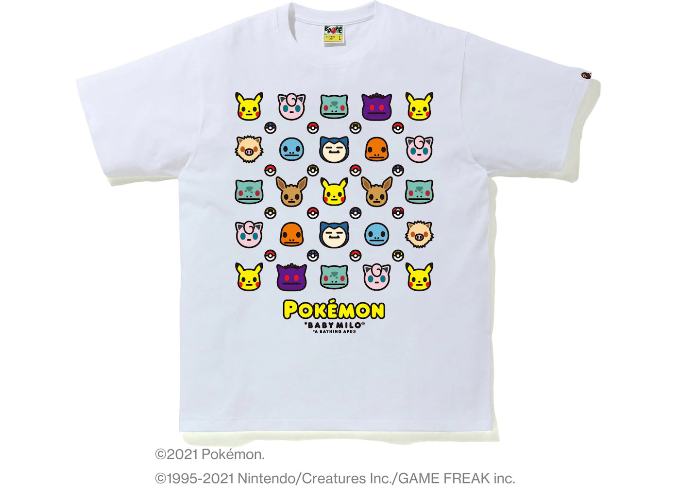BAPE Pokémon Baby Milo #12 Tee White