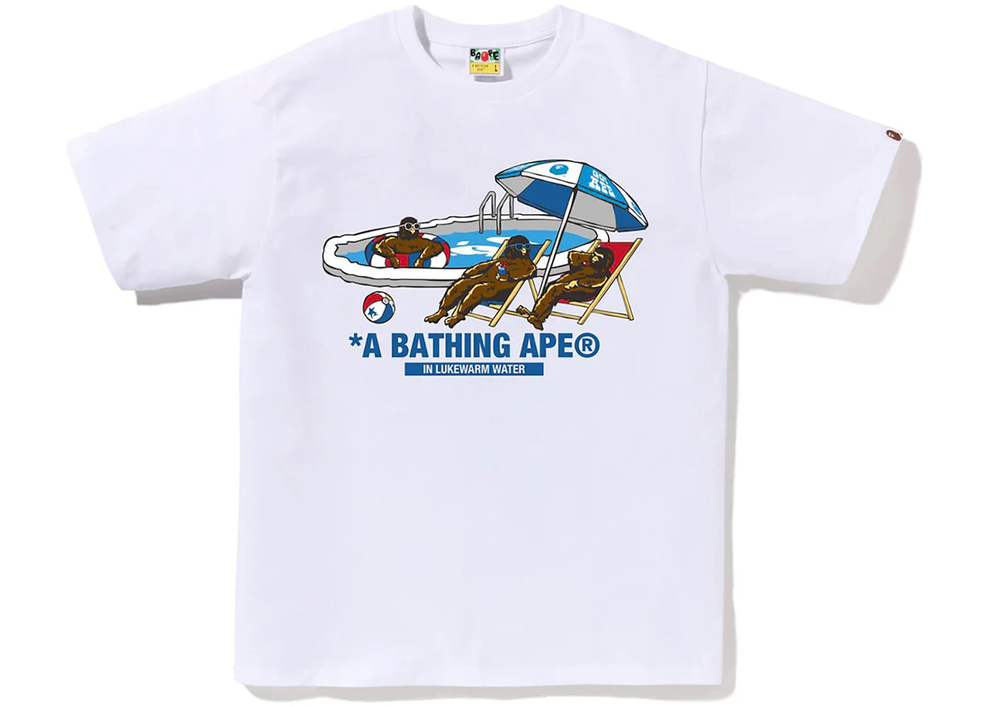 BAPE Poolside Tee White