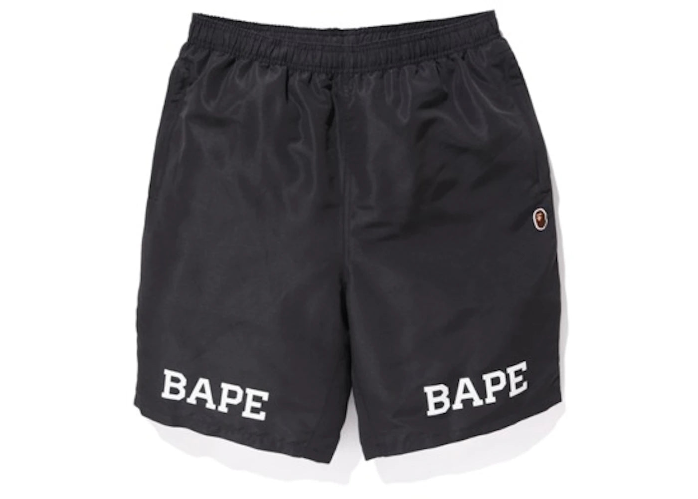 BAPE Premium Summer Bag Nylon Shorts Black