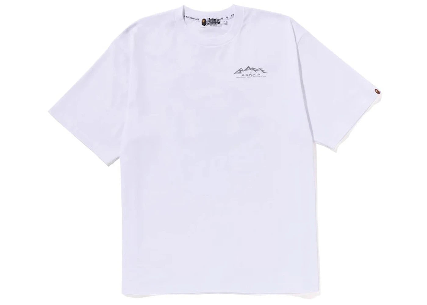 BAPE Reflective Print Tee White