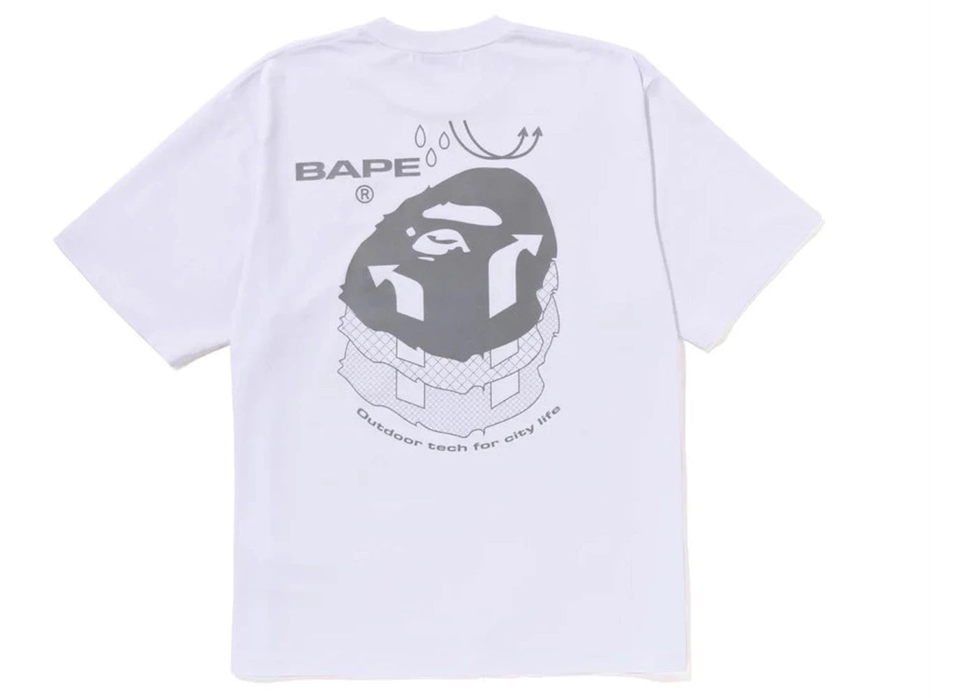 BAPE Reflective Print Tee White