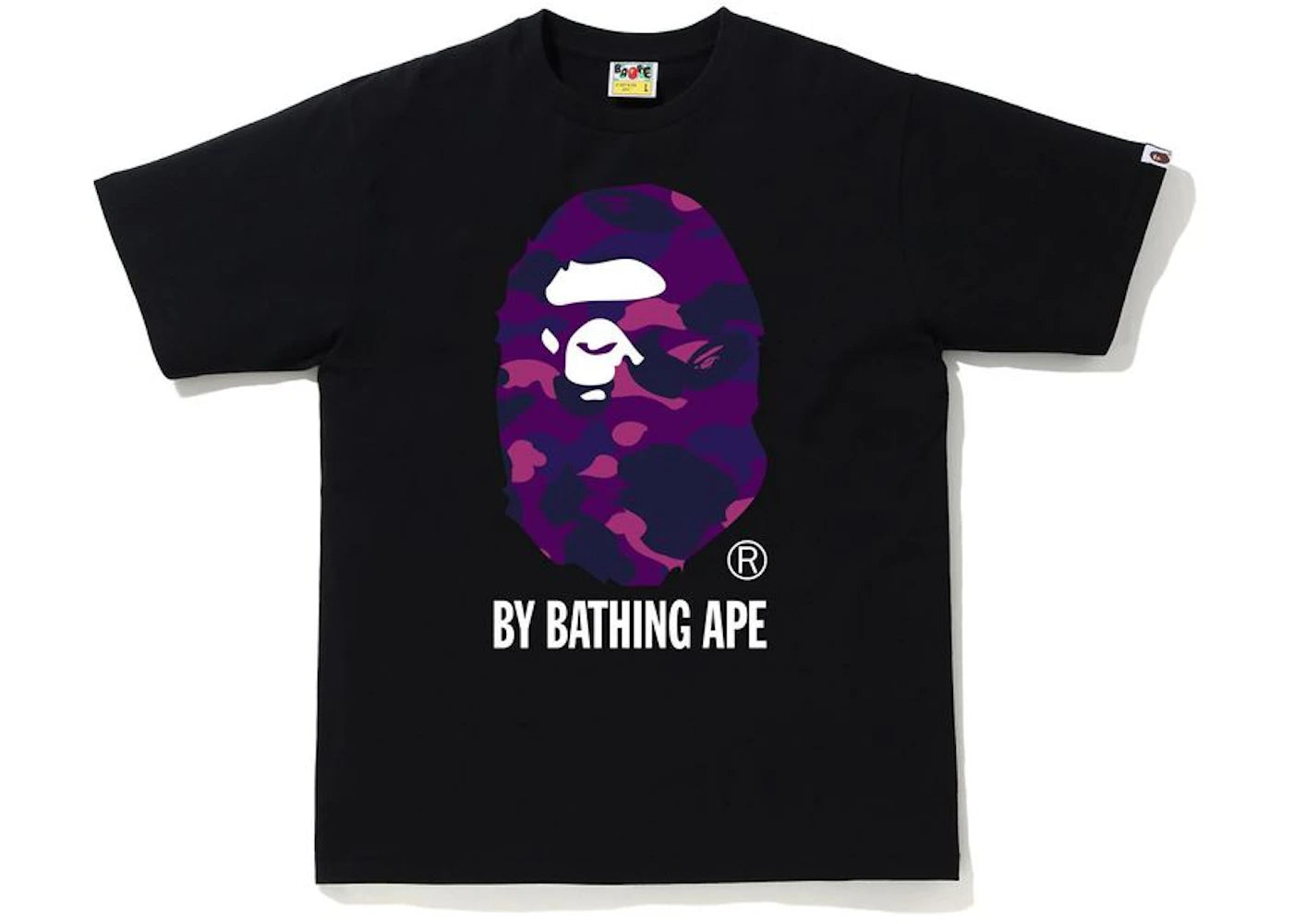 BAPE Reflector Color Camo By Bathing Tee Black/Purple