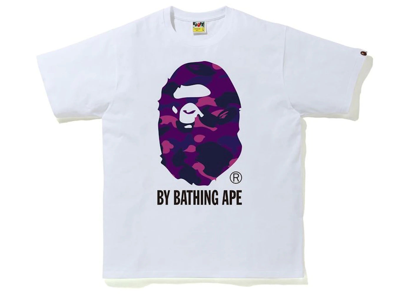 BAPE Reflector Color Camo By Bathing Tee White/Purple
