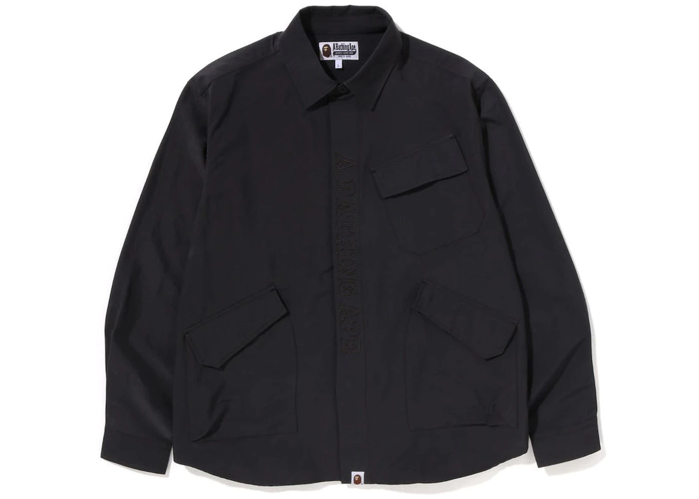 BAPE Relaxed Fit Army Shirt Charcoal
