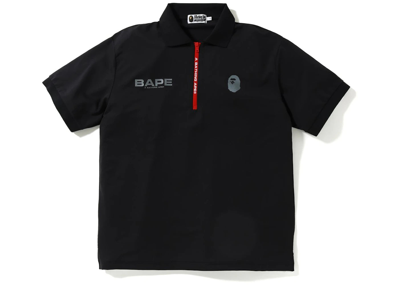 BAPE Relaxed Jersey Polo Black