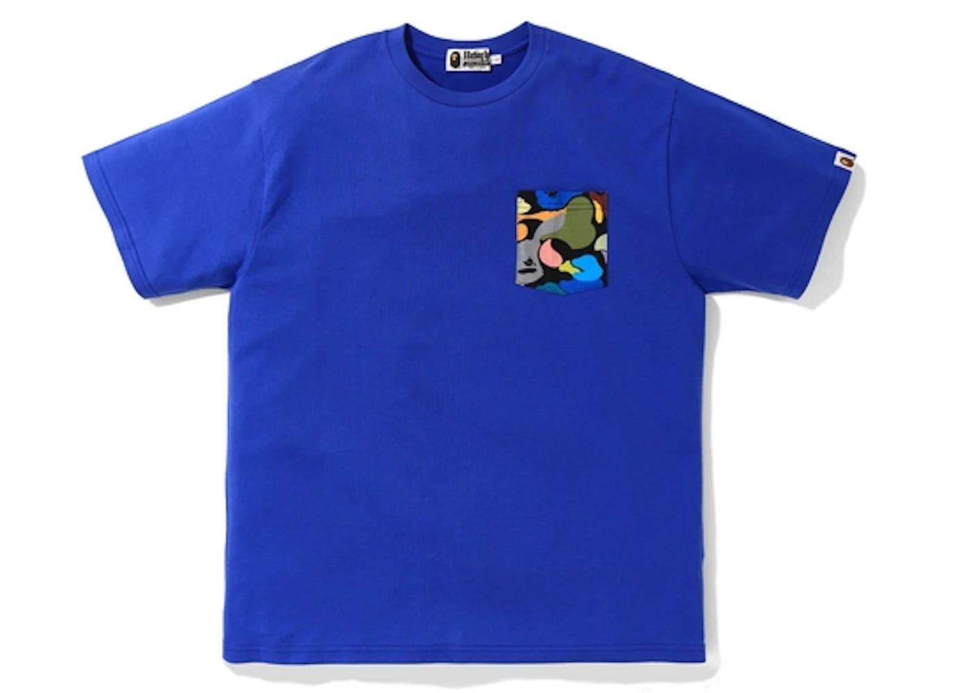 BAPE Relaxed Multi Camo Pocket Tee Blue