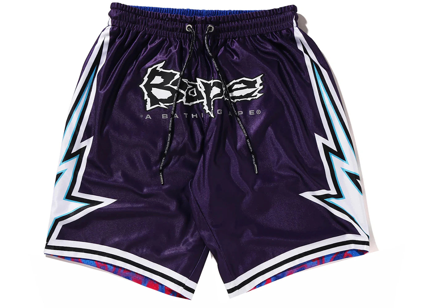 BAPE Reversible Basketball Shorts Purple