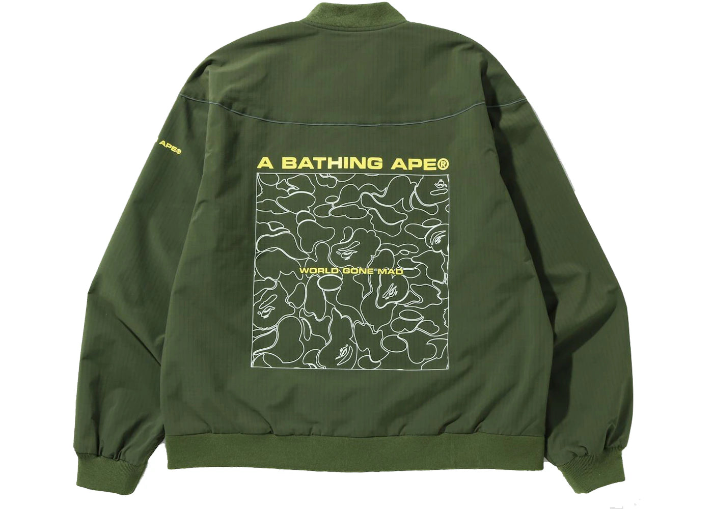 BAPE Rip Stop Loose Fit Jacket Olivedrab