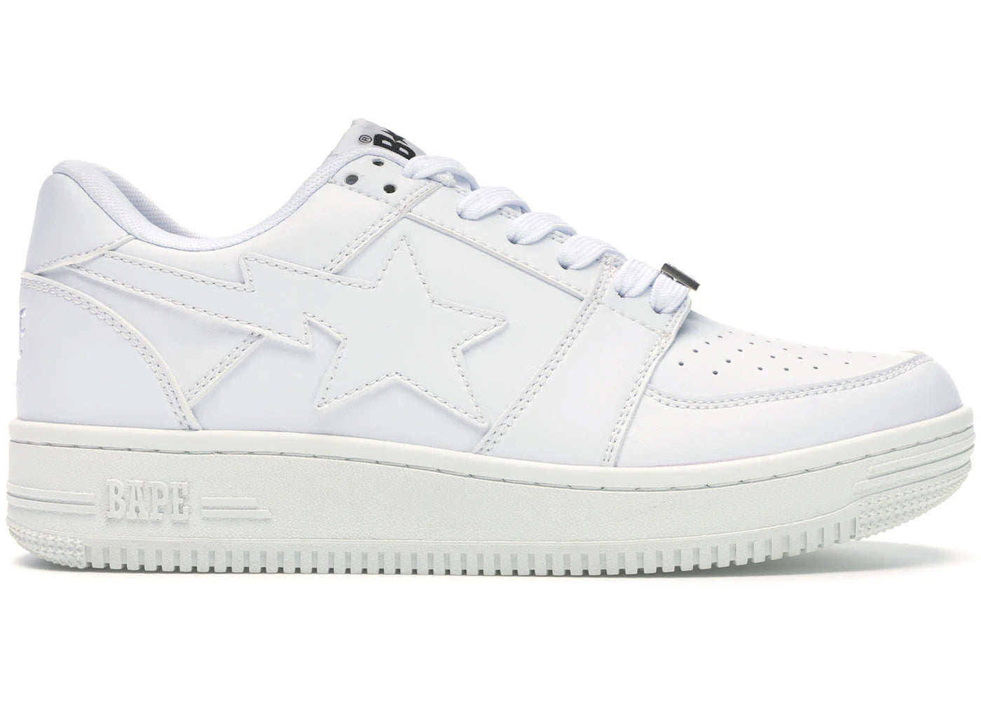 BAPE STA Low White