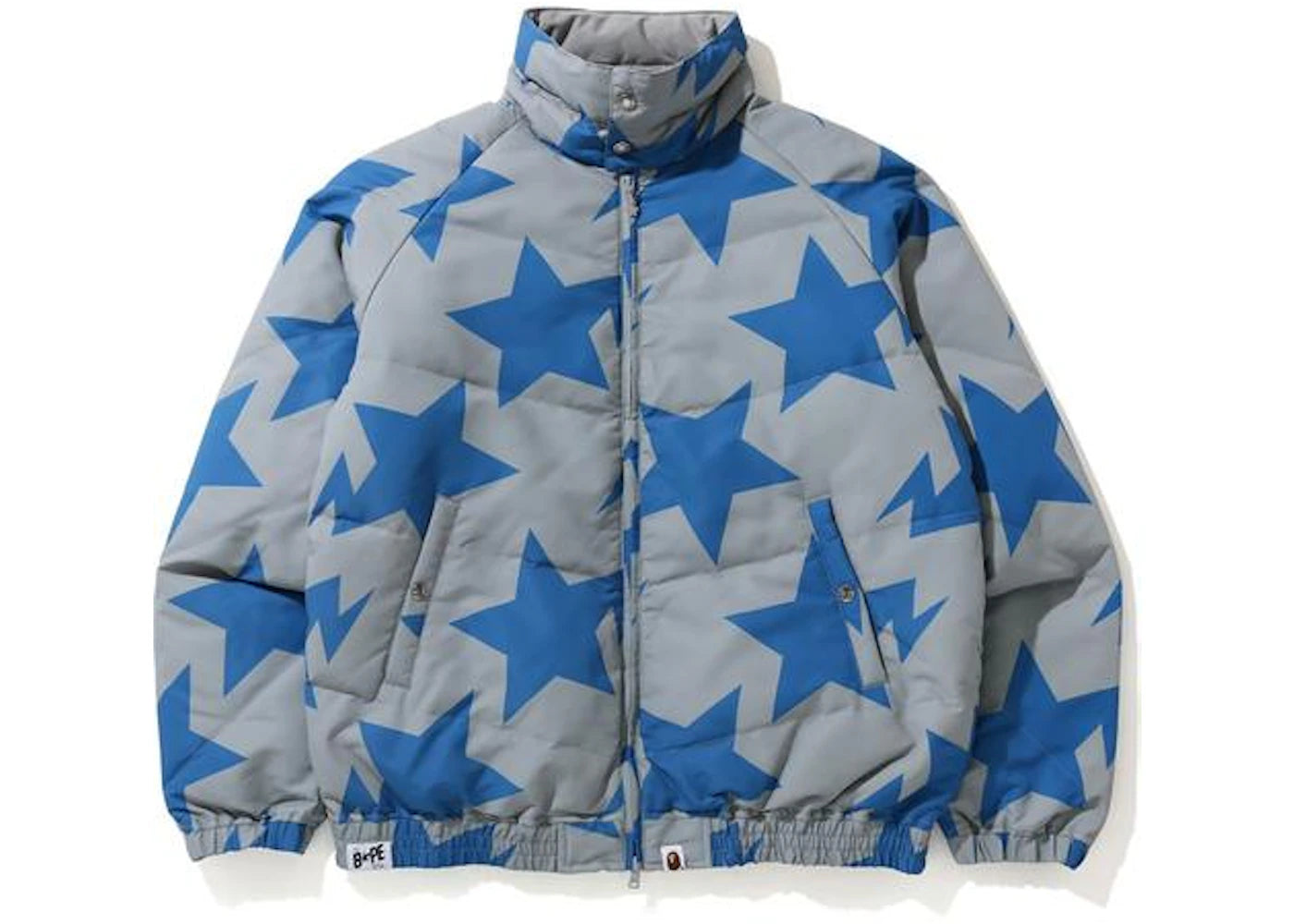 BAPE STA Pattern Down Jacket Gray