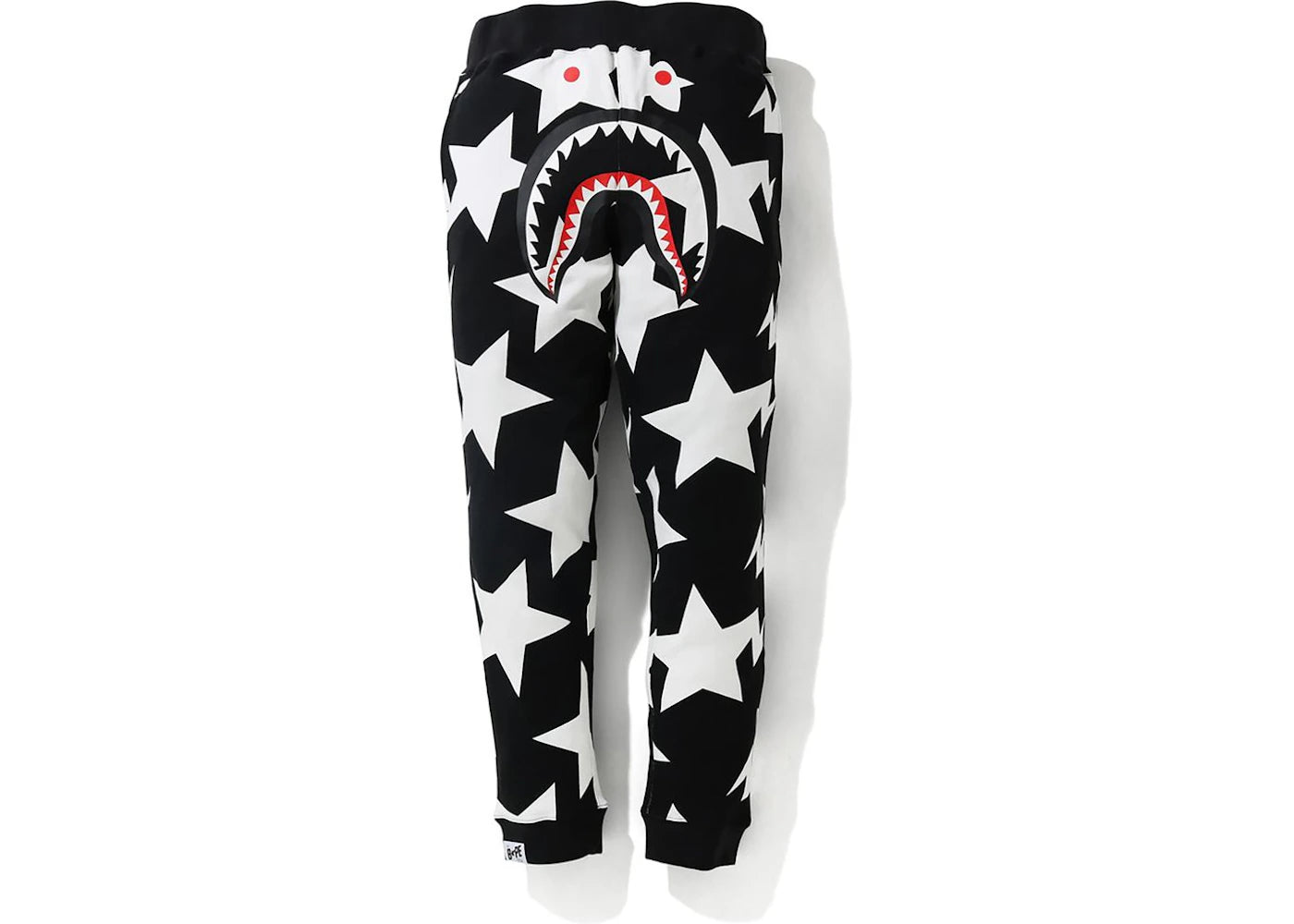 BAPE STA Pattern Shark Slim Sweatpants Black