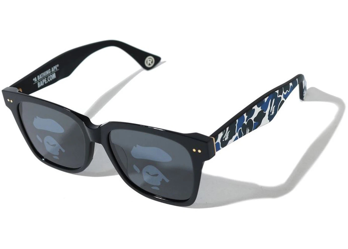 BAPE STORE Sunglasses Black/Blue