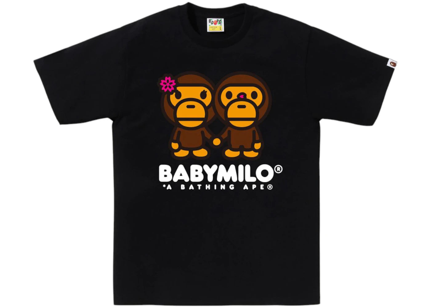 BAPE Sakura Baby Milo Tee (SS25) Black