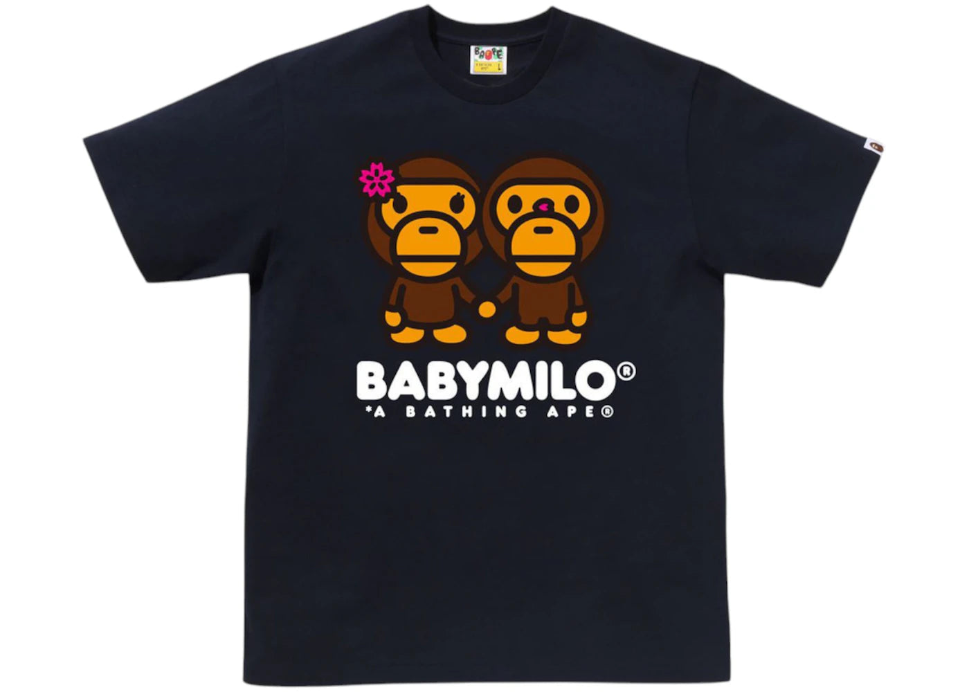 BAPE Sakura Baby Milo Tee (SS25) Navy