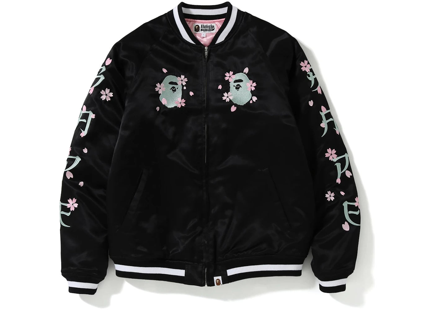 BAPE Sakura Souvenir Jacket Black