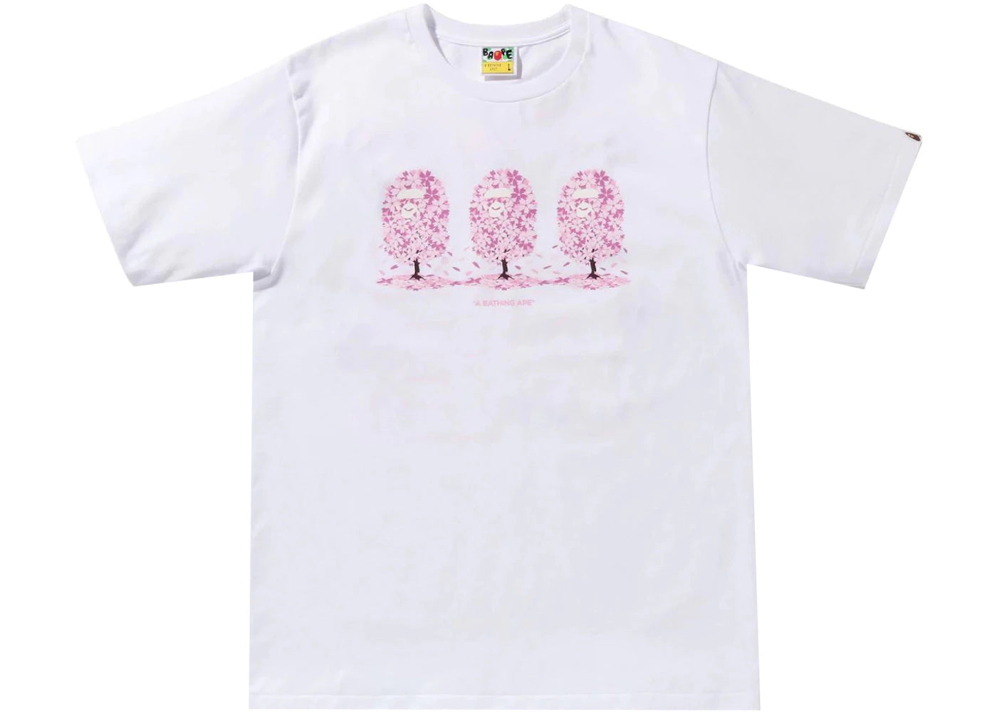 BAPE Sakura Tee White