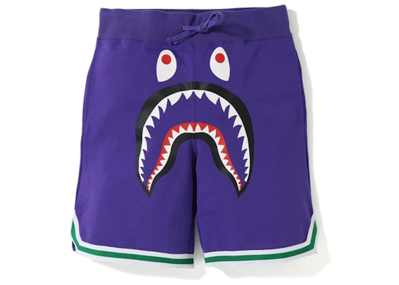 BAPE Shark Basketball Sweat Shorts Purple