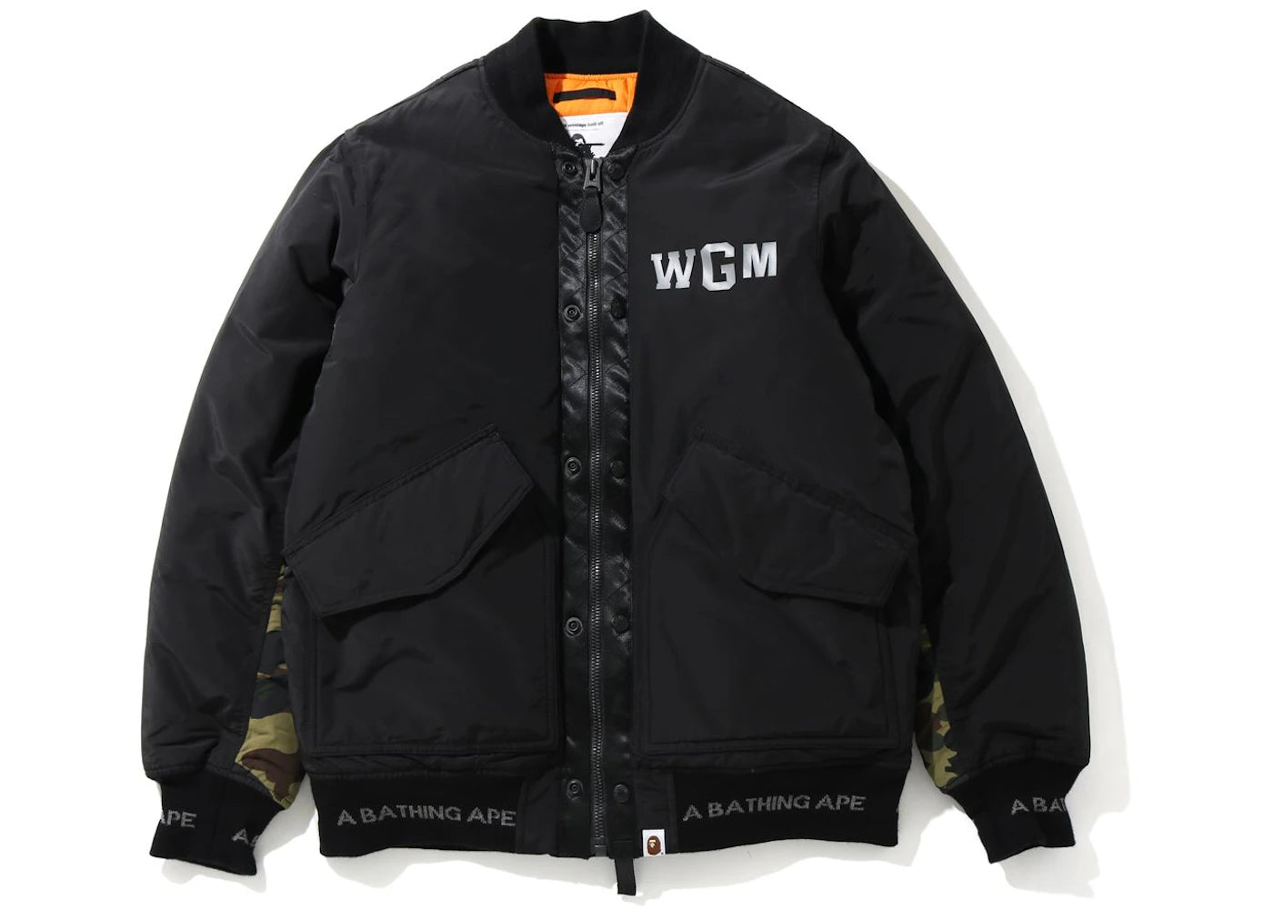 BAPE Shark Bomber Jacket Black