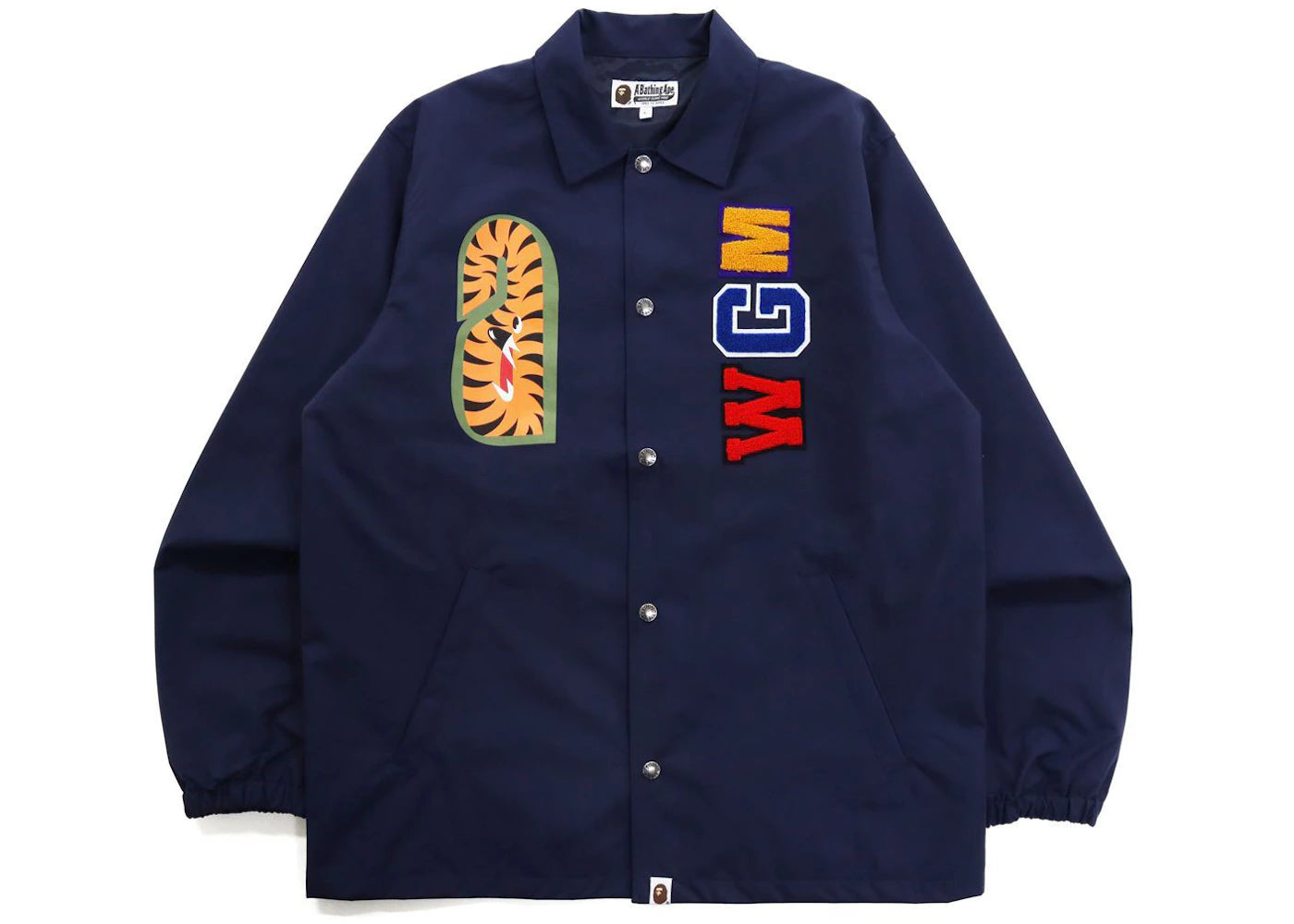 BAPE Shark Coach Jacket Navy