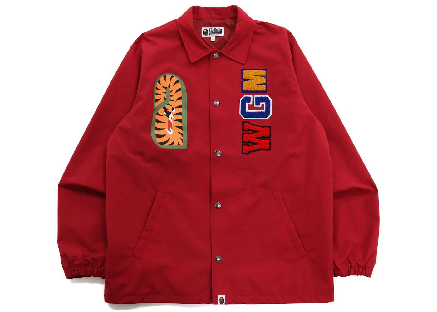 BAPE Shark Coach Jacket Red