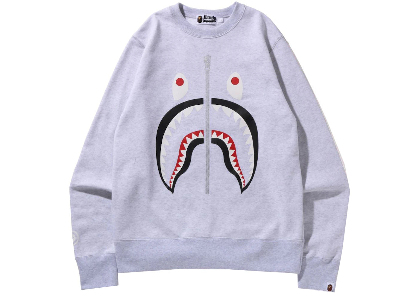 BAPE Shark Crewneck (SS22) Gray