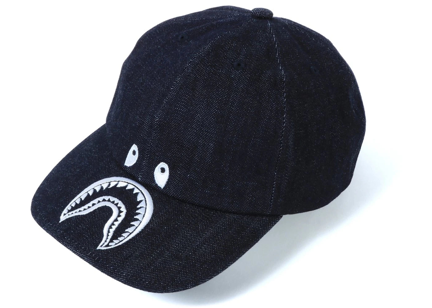 BAPE Shark Denim Panel Cap Indigo