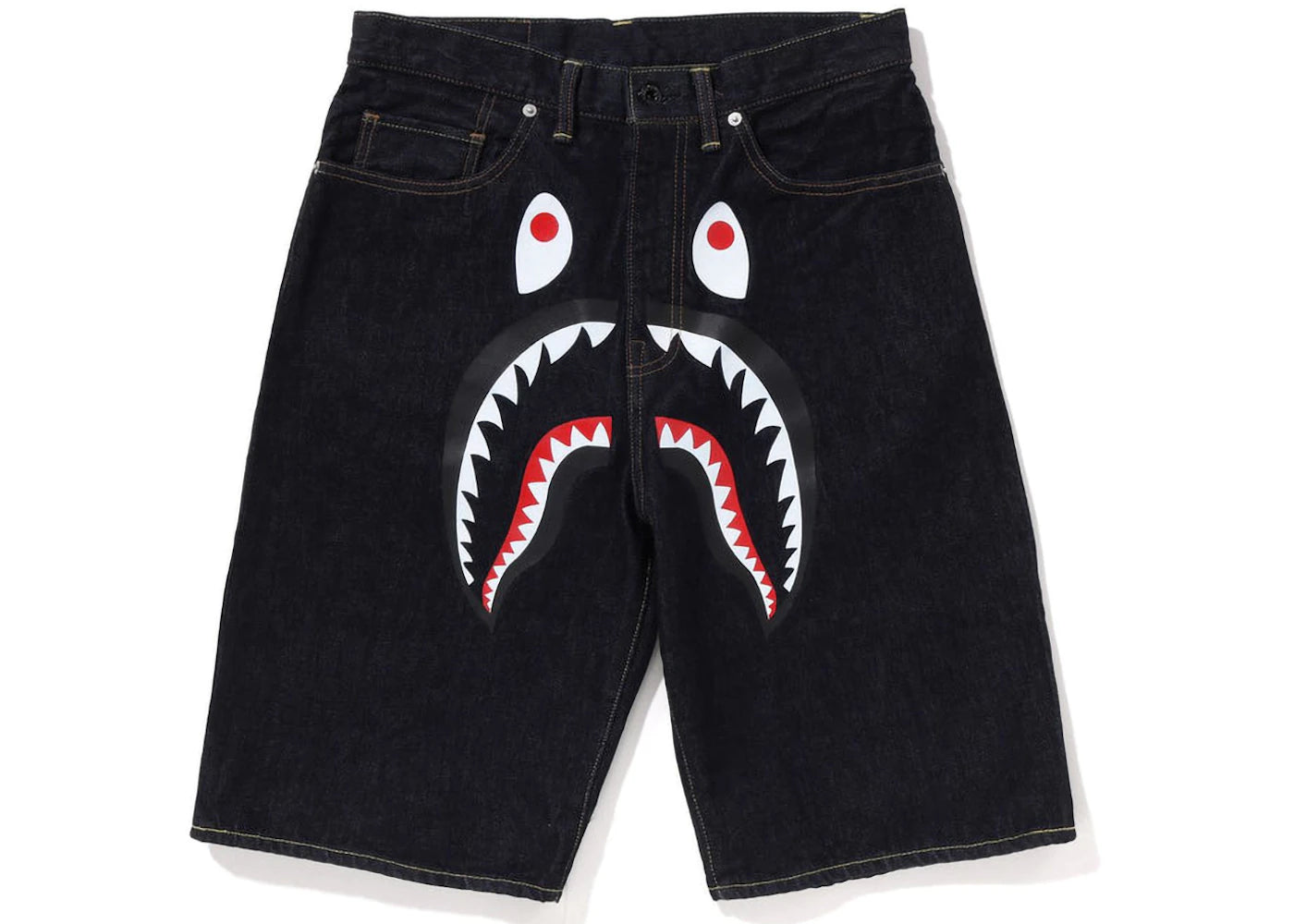 BAPE Shark Denim Shorts (SS23) Indigo