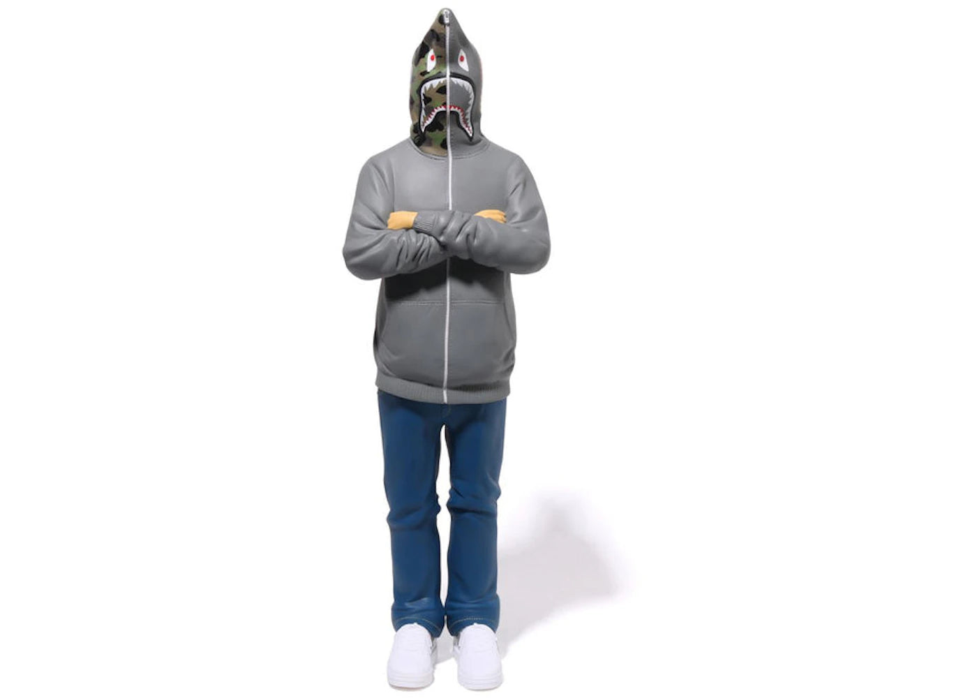 BAPE Shark Figure Grey/Camo