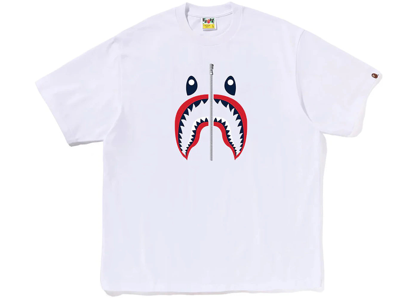 BAPE Shark France Tee White