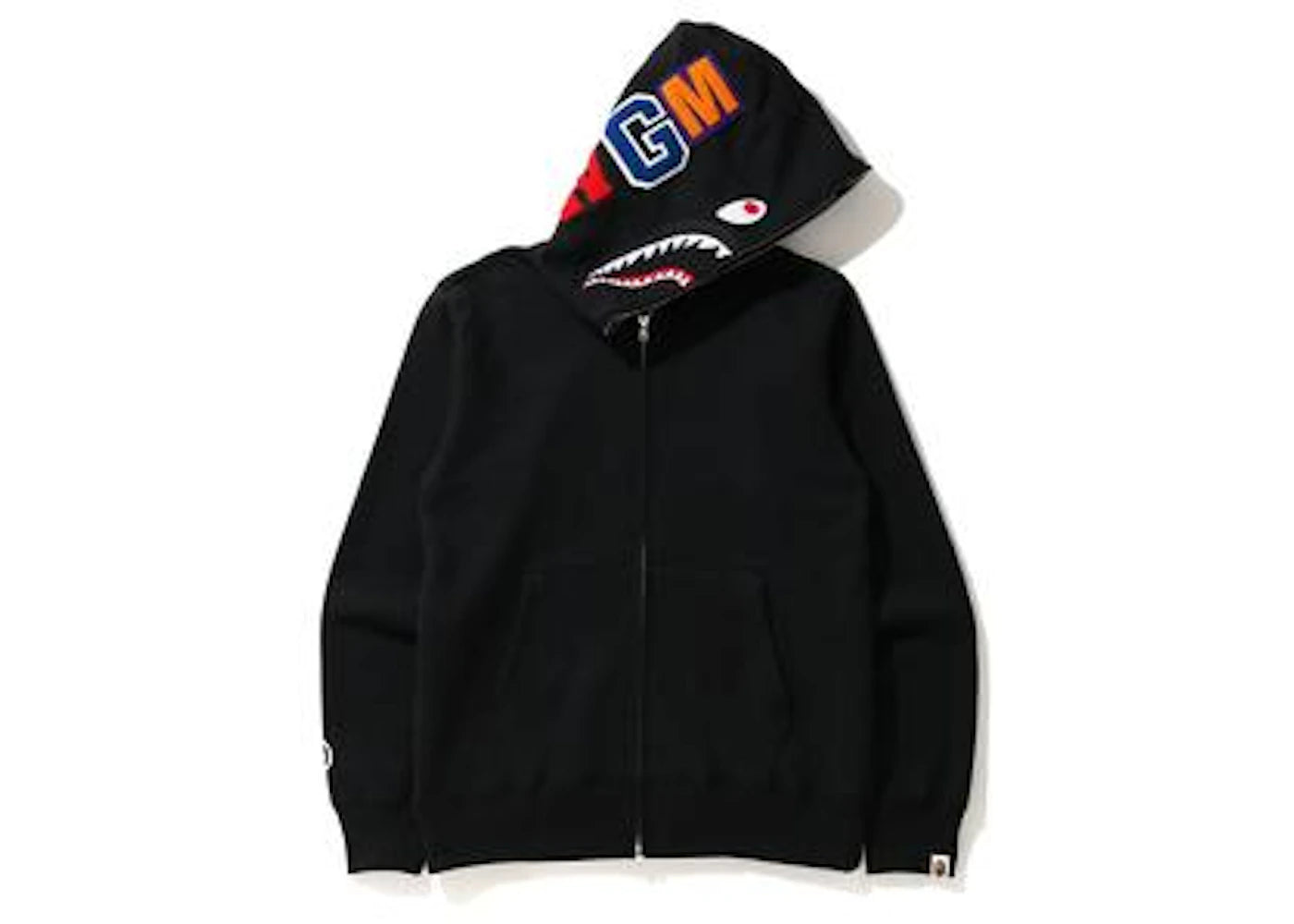 BAPE Shark Full Zip Hoodie (FW20) Black