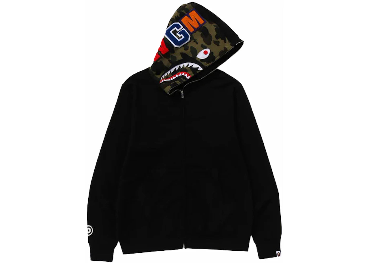 BAPE Shark Full-Zip Hoodie (FW23) Black