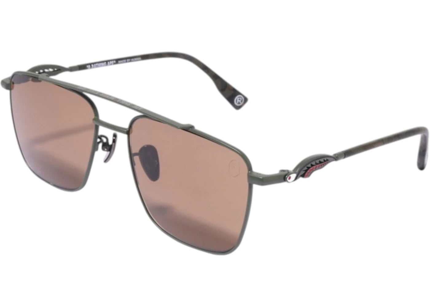 BAPE Shark II Sunglasses Green