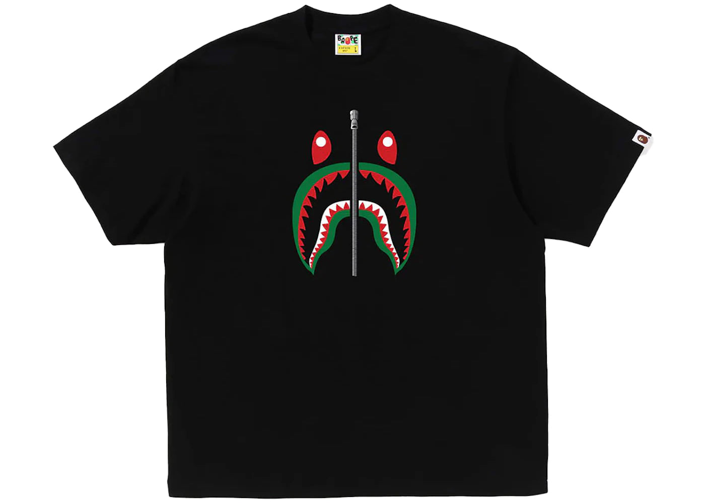 BAPE Shark Italy Tee Black