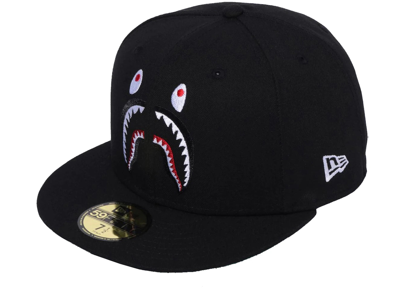 BAPE Shark New Era 59Fifty Cap Black