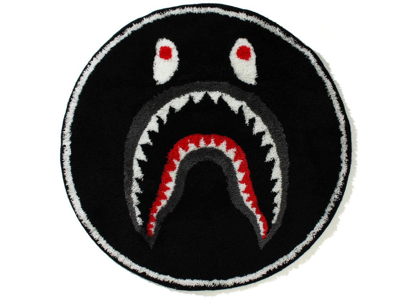 BAPE Shark Rug Mat Black