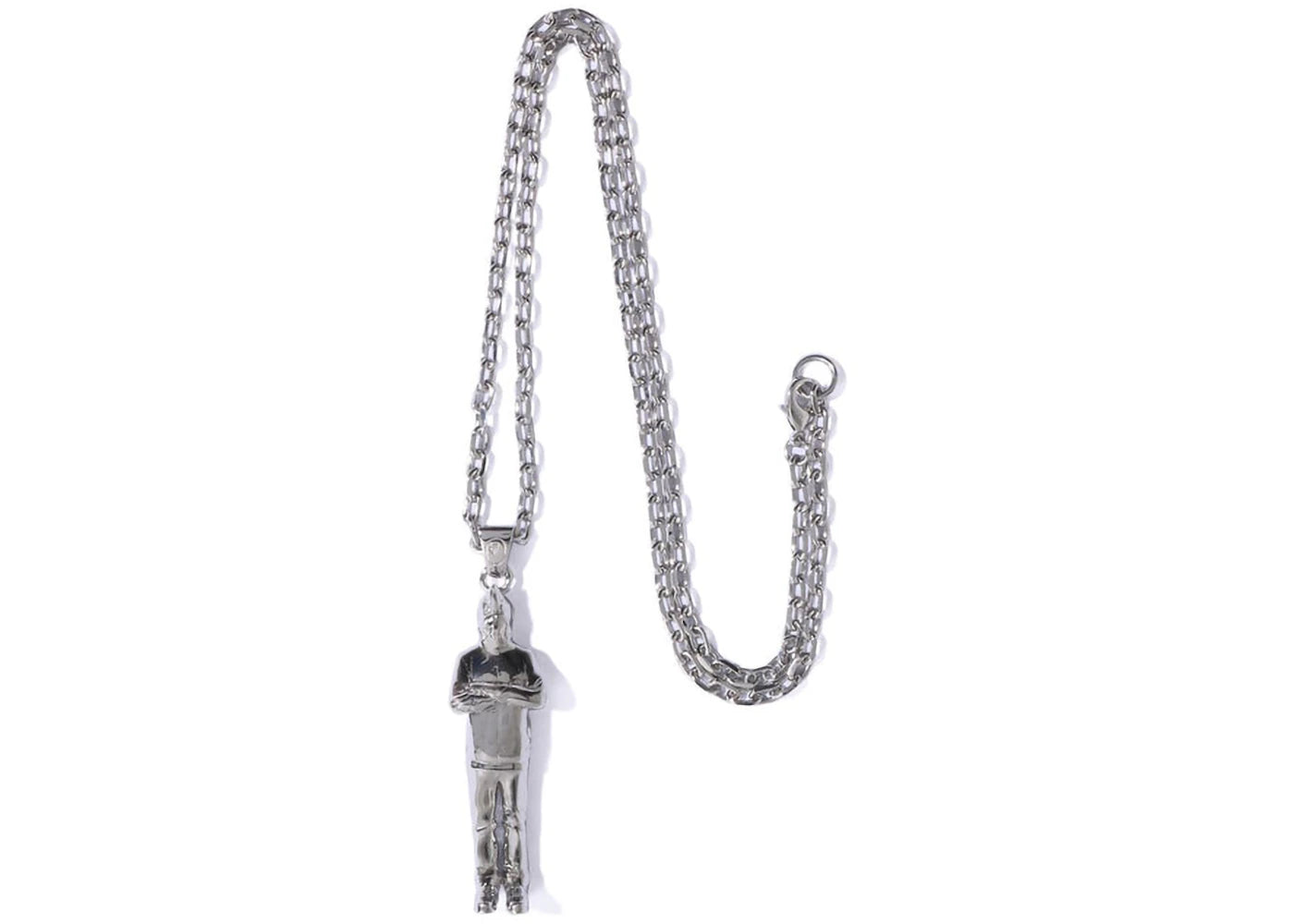 BAPE Shark Seijin Necklace Silver