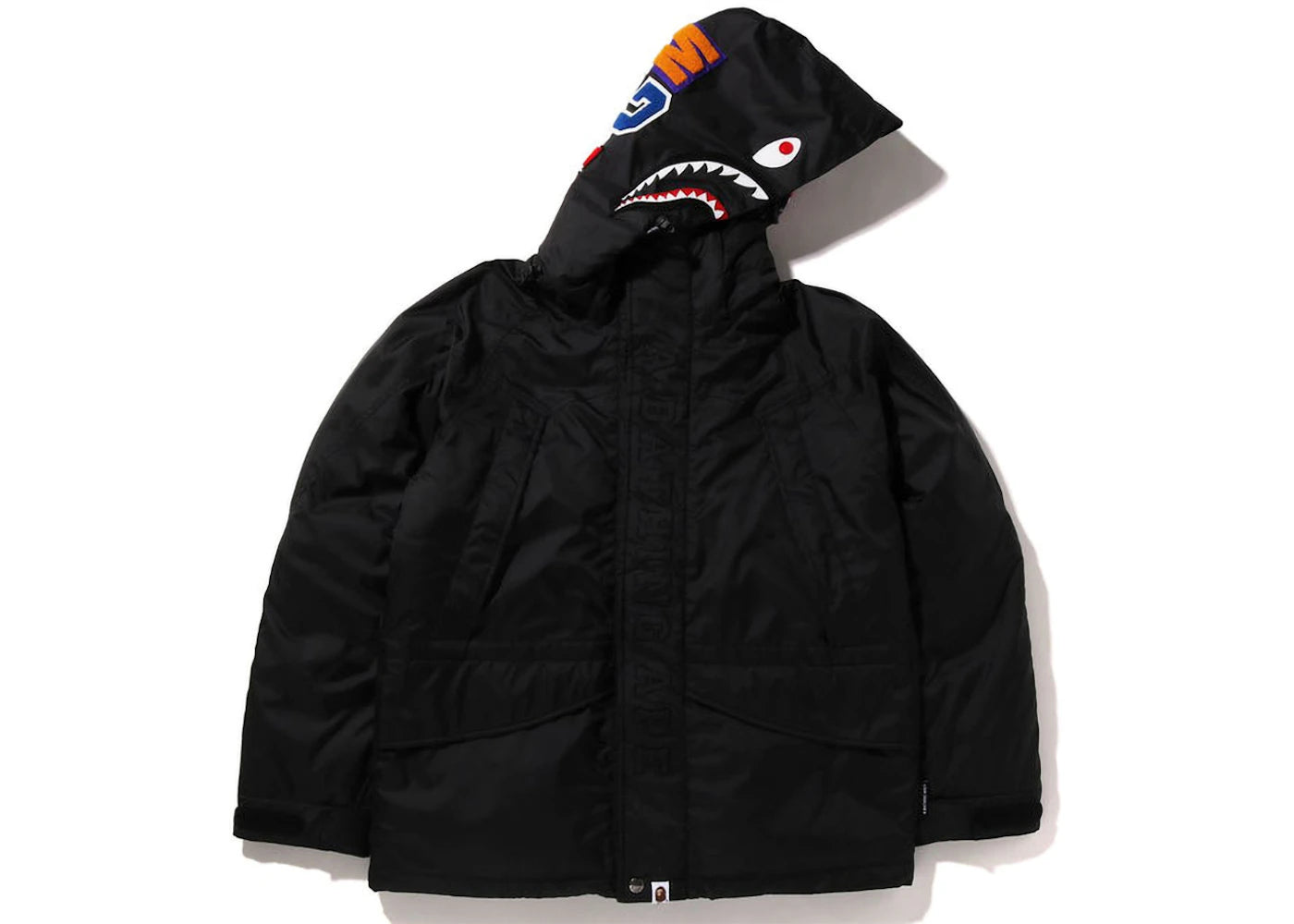 BAPE Shark Snowboard Down Jacket Black
