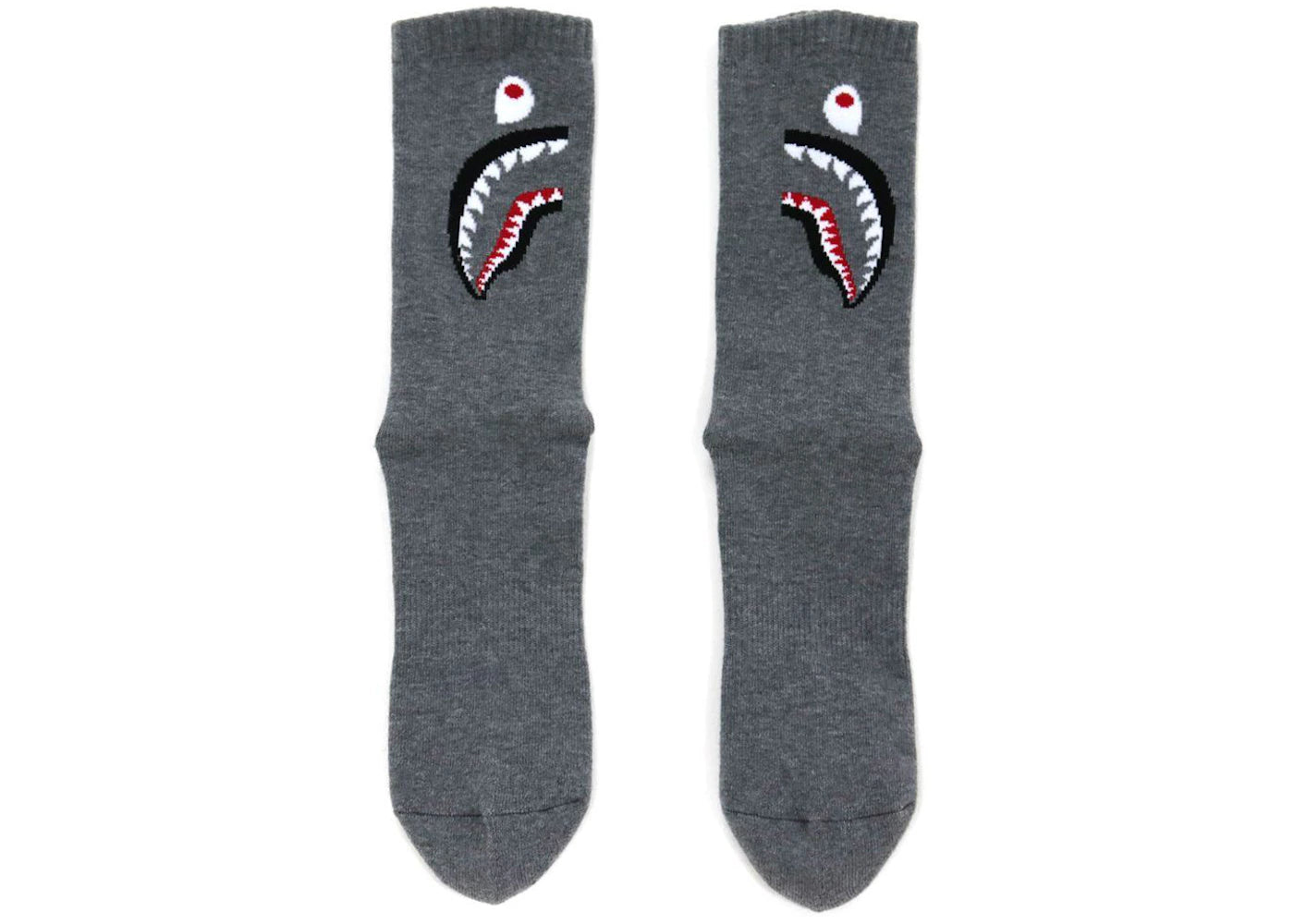 BAPE Shark Socks (FW21) Gray
