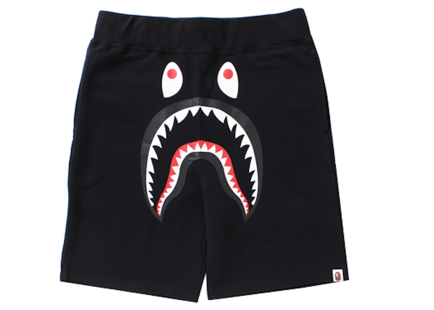 BAPE Shark Sweat Shorts Black