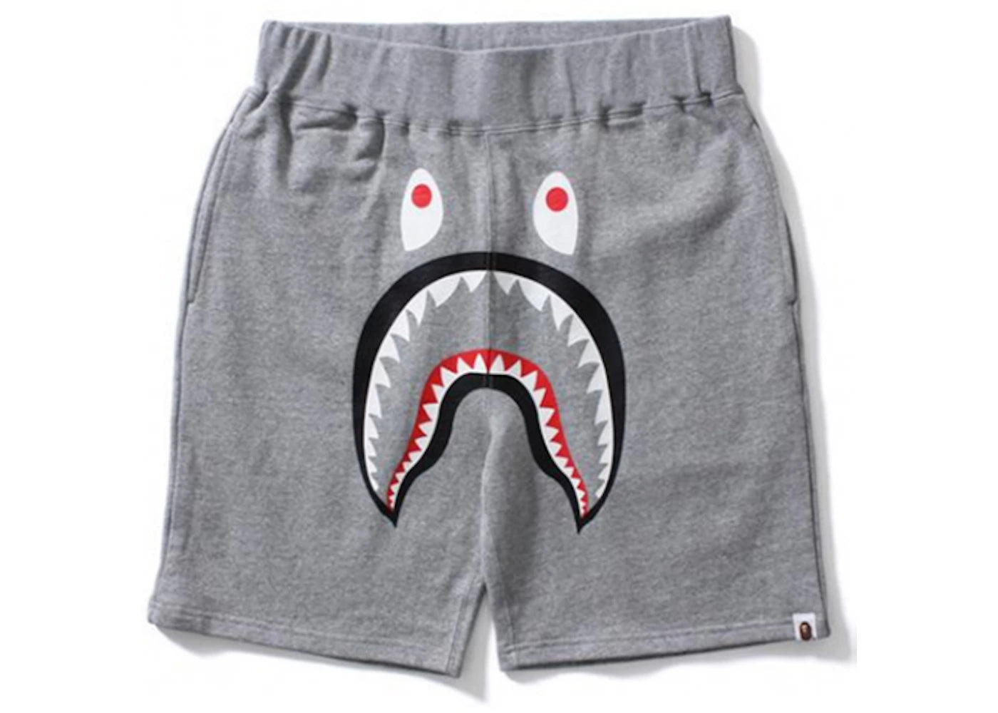 BAPE Shark Sweat Shorts Grey