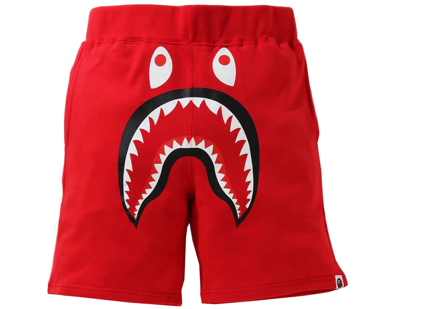 BAPE Shark Sweat Shorts (SS21) Red