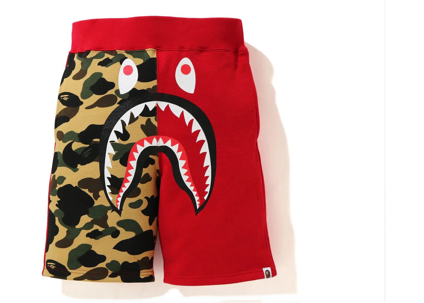 BAPE Shark Sweat Shorts (SS21) Red