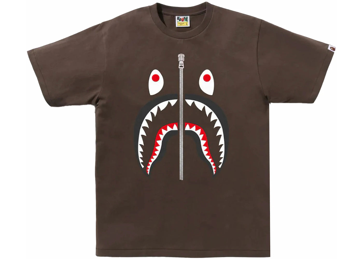 BAPE Shark Tee Brown