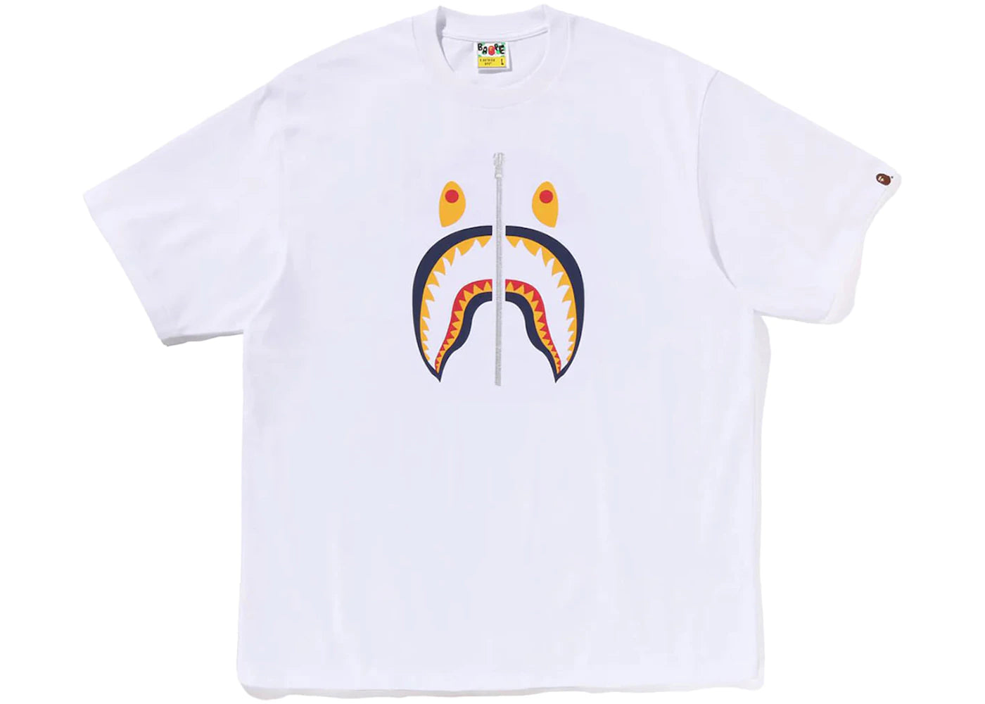 BAPE Shark USA Tee White