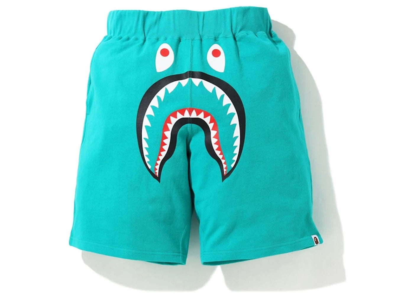 BAPE Shark Wide Sweatshort Green
