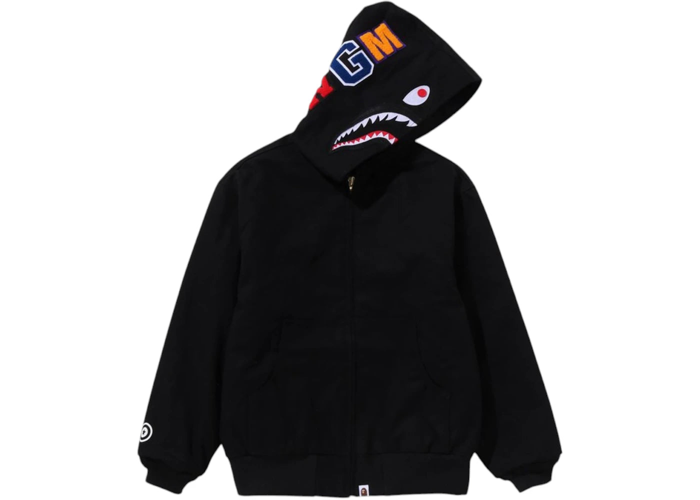 BAPE Shark Work Hoodie Jacket Black
