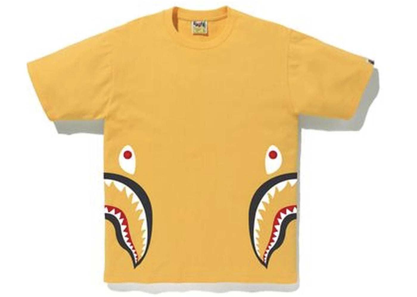 BAPE Side Shark Tee Yellow/Black