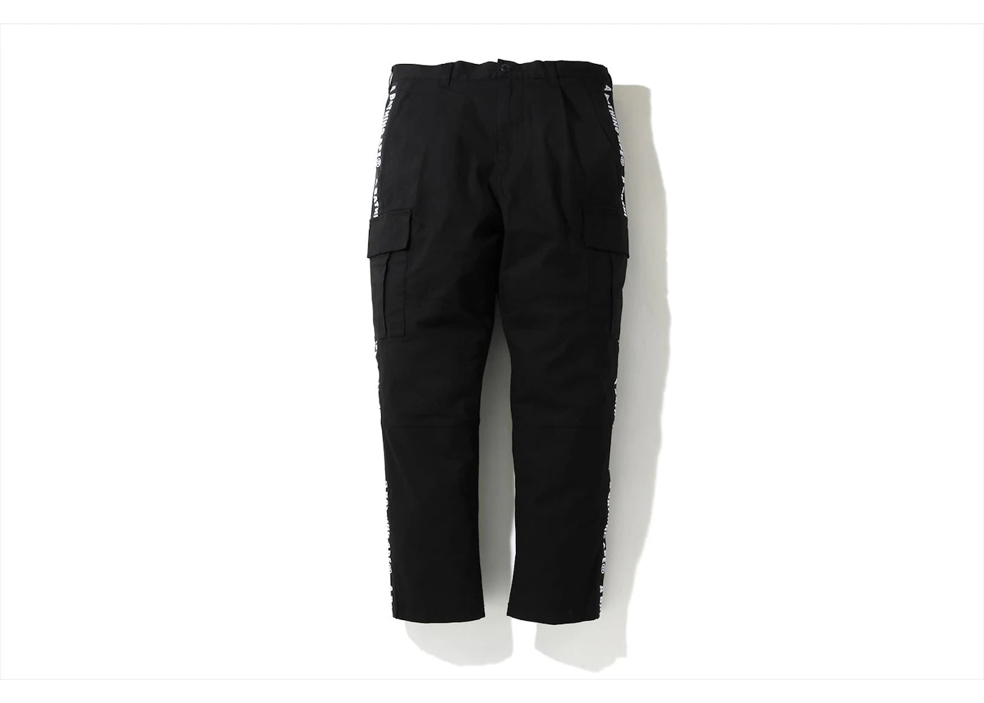 BAPE Side Tape Stretch 6 Pocket Pants Black