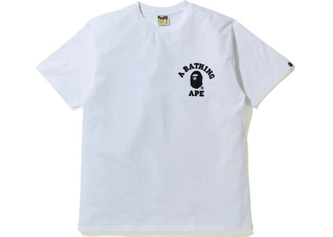 BAPE Silicon College One Point T-Shirt White