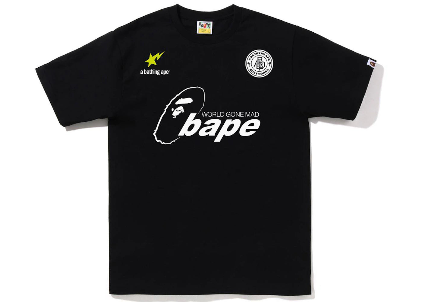 BAPE Soccer #1 Tee Black